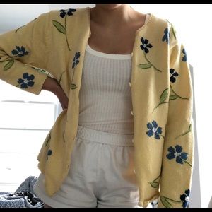 Floral Talbots Cardigan